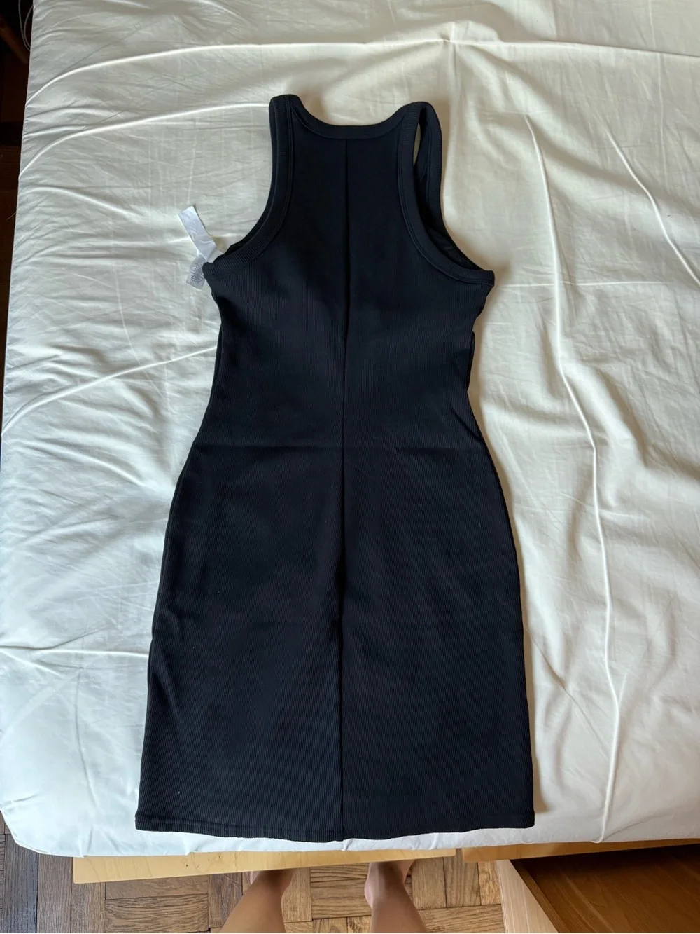 ALO Yoga Black Ribbed Tank dress